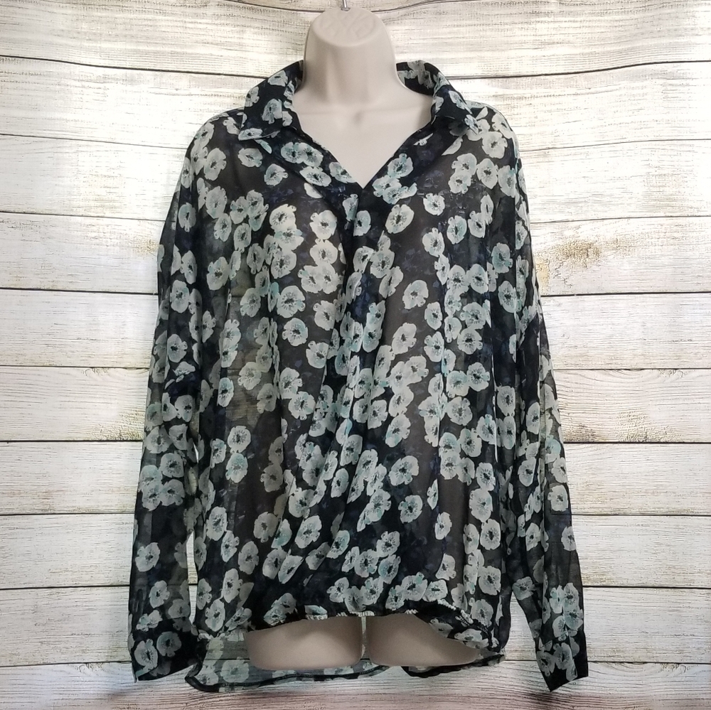 🍁SALE🍁 NWOT ASOS Sheet Floral Maternity Blouse